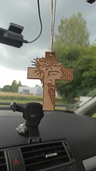 Drewniana Zawieszka do Auta - Prezent z Grawerem Dwustronne