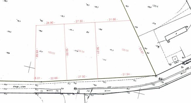 sprzedam działkę budowlaną z warunkami zabudowy w Bzowie gm.