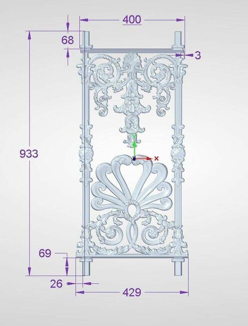 balustrady tralki żeliwne taras balkon taras schody