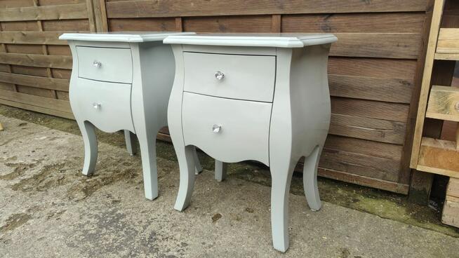 Szafka nocna bombka glamour Komplet 2 sztuki