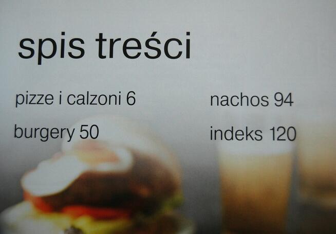 Pizze, burgery i nachos, Notatnik Kulinarny, Wyd. Olesiejuk