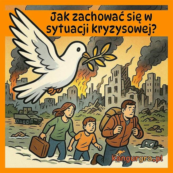 wielka gra planszowa SYTUACJA KRYZYSOWA dla dzieci A1 A0