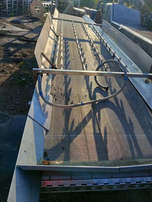 Taśmociąg spożywczy 6,7 m x 1,1 m | przenośnik taśmowy