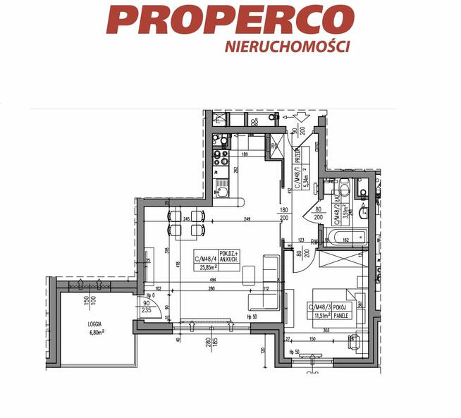 Mieszkanie Kielce Uroczysko, Klonowa