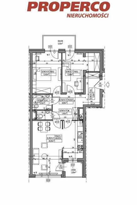 Mieszkanie Kielce Uroczysko, Klonowa