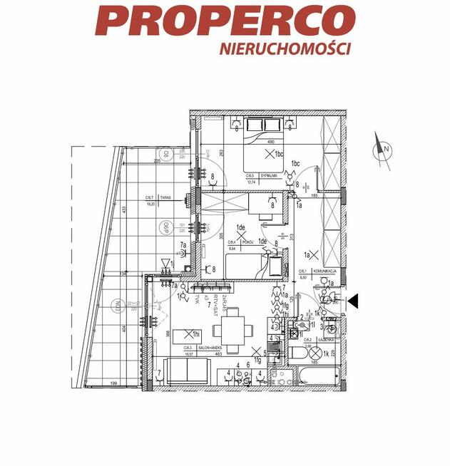 Mieszkanie Kielce Szydłówek, Klonowa