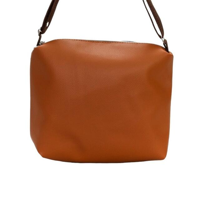 Torebka Na Ramię z Motywem Koni i Brązową Ekoskórą – Handmade