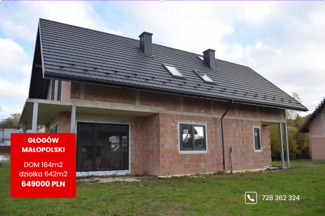 Nowy dom 164m2, - Głogów Małopolski
