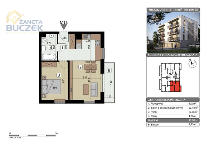 Mieszkanie Sochaczew, 15 Sierpnia