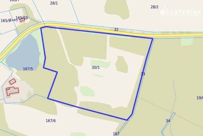 Działka rolno-budowlana Zadry gm. Miastko