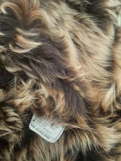 Kożuszek z KOZIEJ Skóry na szczupłą osobę