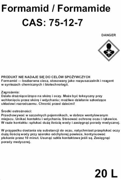 Formamid / Formamide / формамид CAS 75-12-7