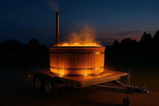 Mobilne jacuzzi w twoim ogrodzie (gorąca balia)