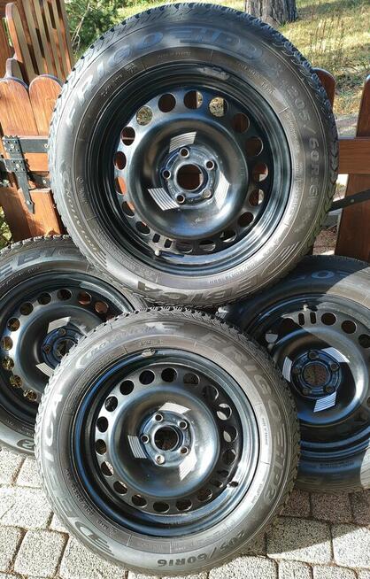 Felgi stalowe 16” z oponami zimowymi + czujniki OPEL ASTRA J