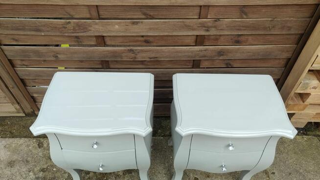 Szafka nocna bombka glamour Komplet 2 sztuki