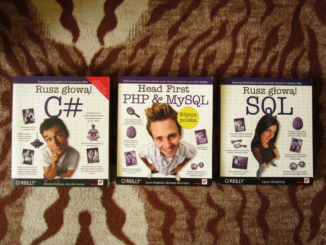 Rusz głową. Java. C#. PHP, SQL, MySQL. 5 książek!