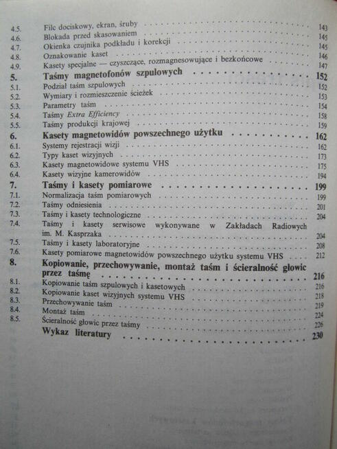 Kasety magnetofonowe i magnetowidowe. Barbara Iwanicka