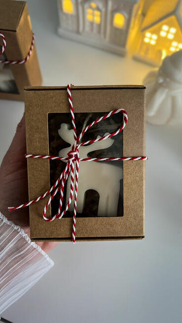 Świeca sojowa świąteczna Renifer