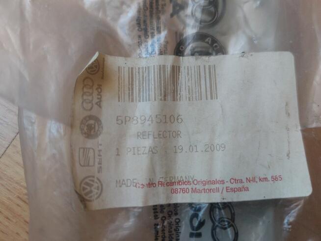 Odbłyśnik Odblask zderzaka tylnego OE Seat Altea XL 07-15 PR