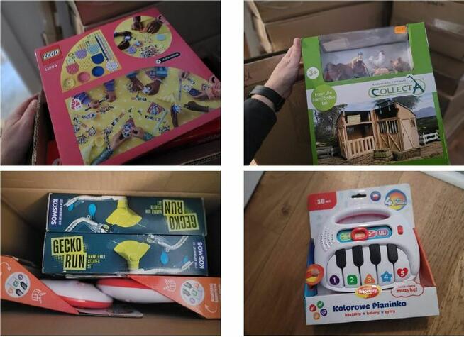 Syndyk sprzeda towary handlowe (różnego rodzaju zabawki)