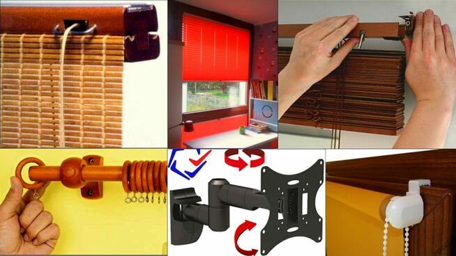 Rolety wolnowiszące, dzień i noc, żaluzje,profesjonalny montaż