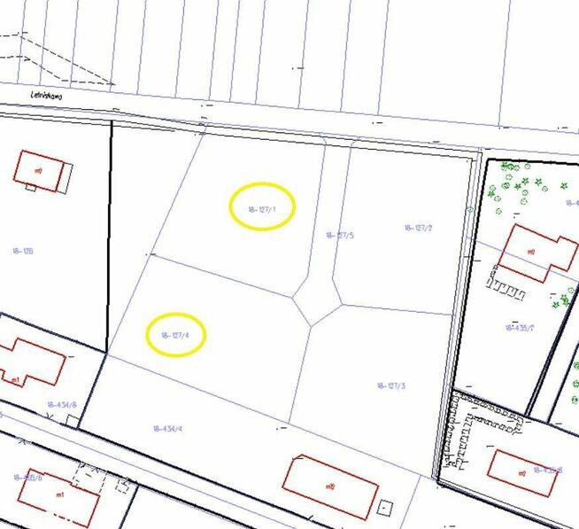 Duża działka budowlana przy lesie z WZ, woda, prąd