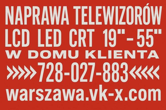 TV Serwis 728-O27-883 Warszawa Naprawa Telewizorów u klienta