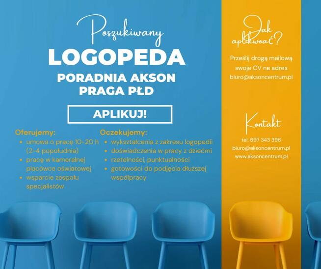 Nauczyciel logopeda w poradni