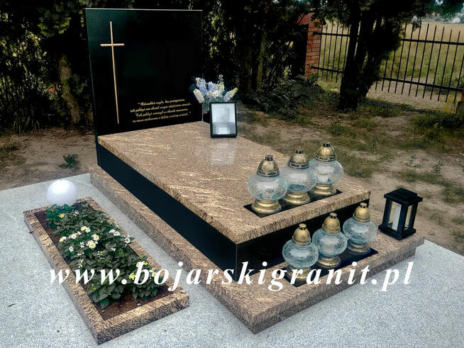 Nagrobki granitowe / Kamieniarstwo nagrobkowe / Pomniki