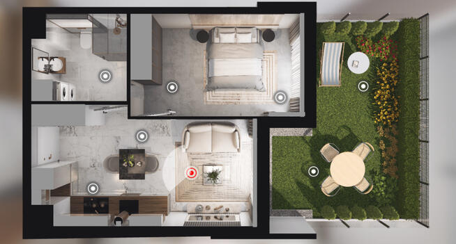 Nowoczesne Mieszkanie z Ogródkiem, Bez Prowizji