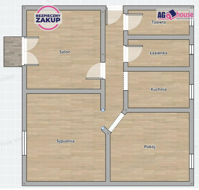 Mieszkanie Gdańsk Dolne Miasto, Zielona