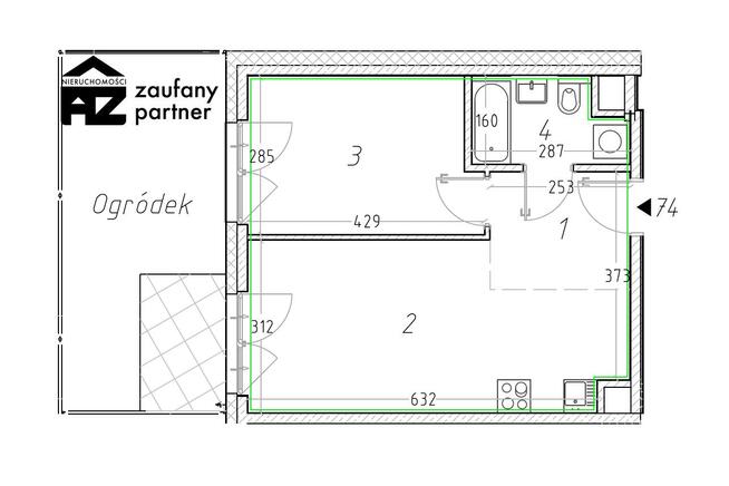 Mieszkanie Kraków Kraków-Podgórze, Płaszów, Lipska