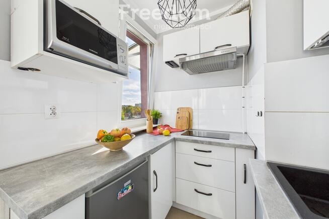 Przytulna kawalerka z widokiem na park.