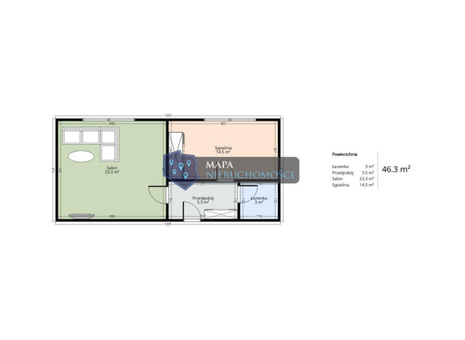 Ustawne mieszkanie na II piętrze w Centrum