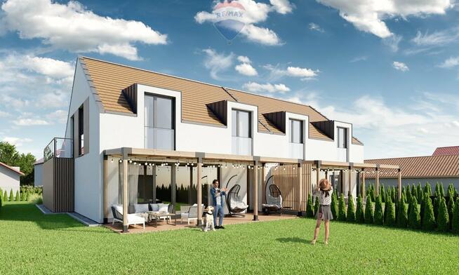 Nowoczesna połowa domu w Wójtowie