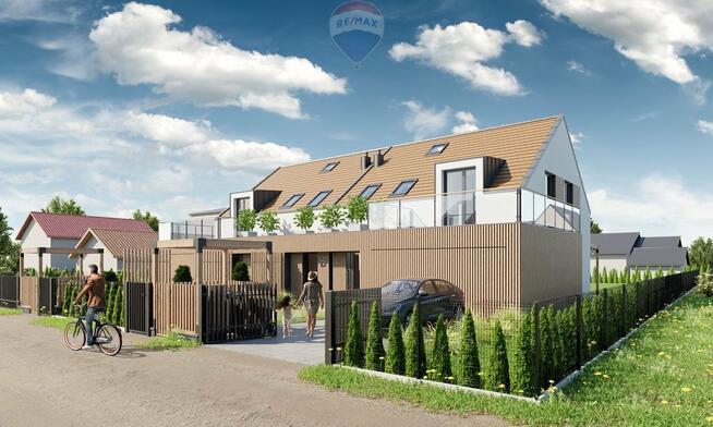 Nowoczesna połowa domu w Wójtowie