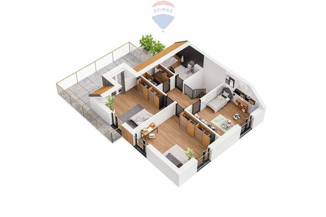 Nowoczesna połowa domu w Wójtowie