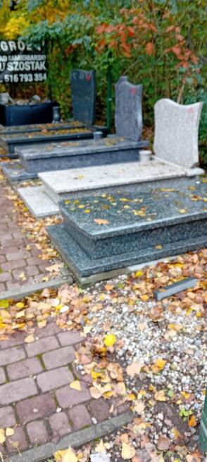 Sprzątanie nagrobkow