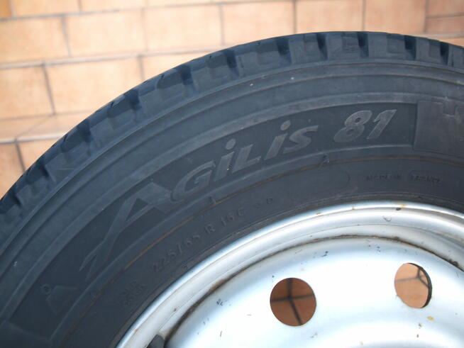 Fiat Ducato Jumper Boxer koło felga opona 225/65/16c (nowe)