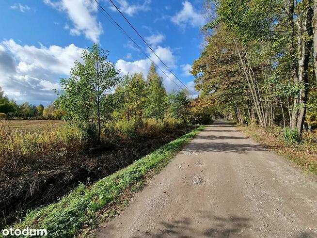 Działka budowlana przy lesie z WZ, woda, prąd