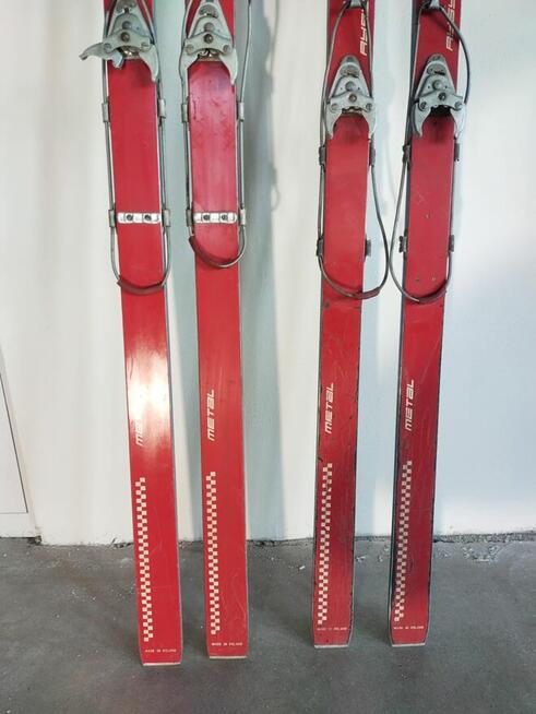 Narty Zakopane czerwone Rysy 2 komplety KF-72 Krakow