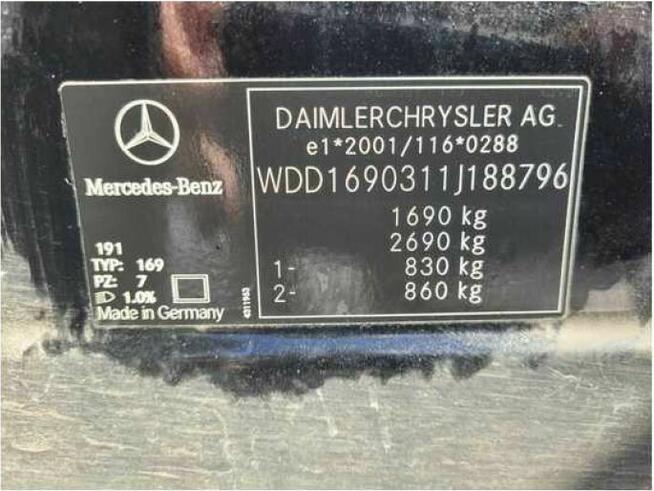 Mercedes-Benz A-Klasa W169, sprzedaż syndyka