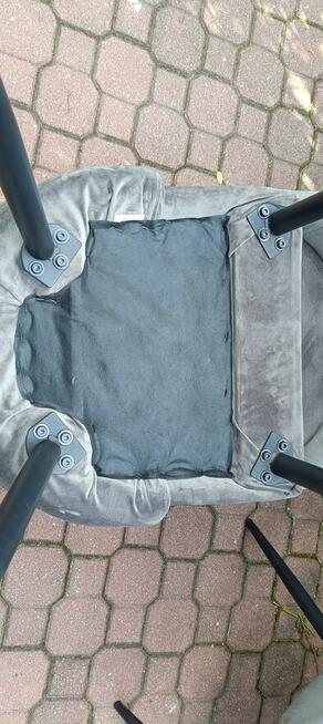 3 Ładne welurowe krzesła NEW HOME