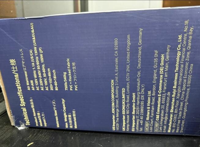 Materac dla dwóch osób