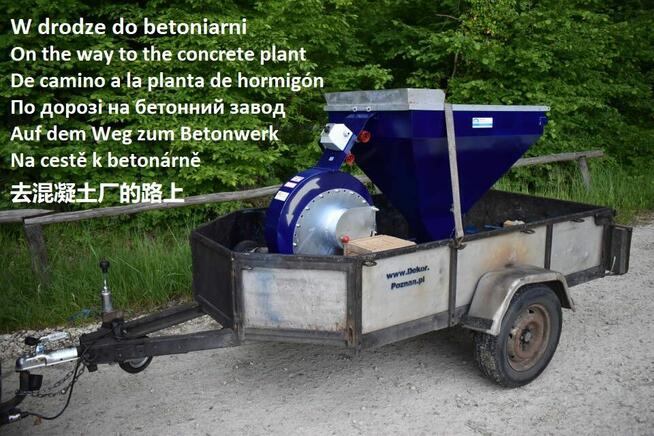 Dozownik zbrojenia rozproszonego betonu