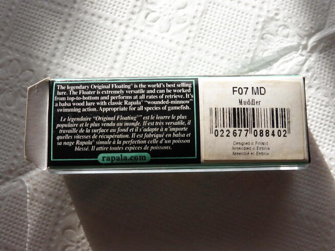 Wobler Rapala Original 7cm F07 MD Muddler
