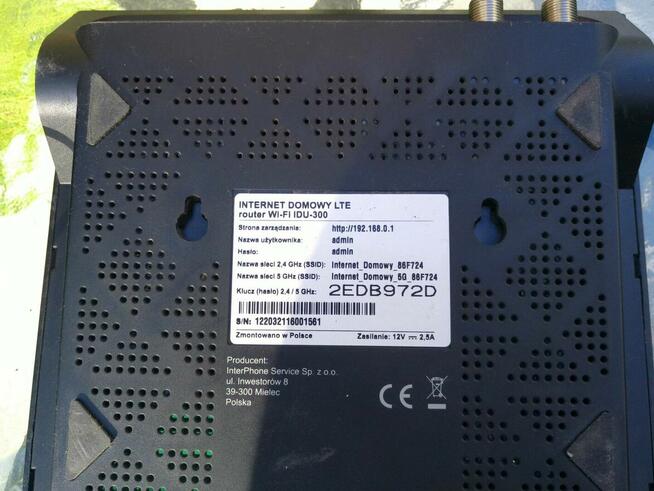 Router z anteną ODU-IDU 300 4G LTE LAN WiFi Bez simlocka