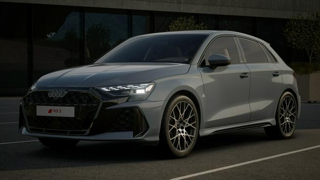 Audi RS3 LeasingOd104%_MatrixLED_SONOS_Panorama_Alcantara_CarPlay_WydechRS_FV23