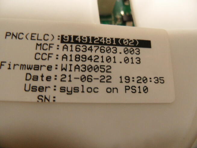 programator pralki electrolux EW2F672SP 91491248102