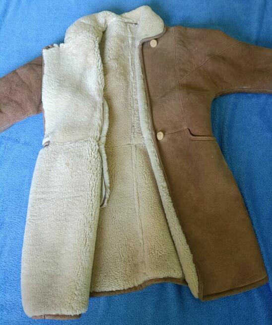 Cieplutki naturalny kożuszek rozmiar 38